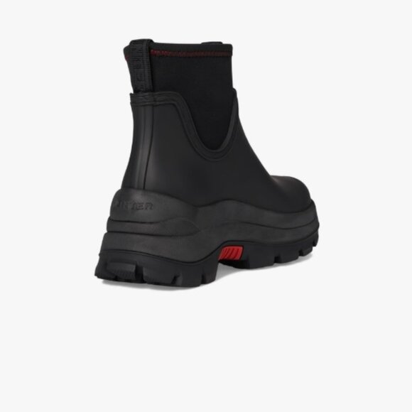 HUNTER Eloise Womens  Rain Boot NEW Black size 7 - Picture 3 of 4